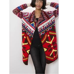 NWOT Desigual Western Heavy Sweater with garment bag
